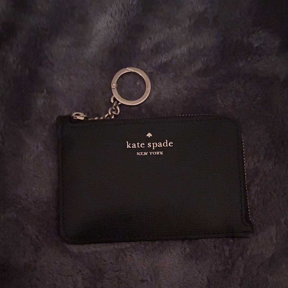 Kate Spade Black Keychain Pouch